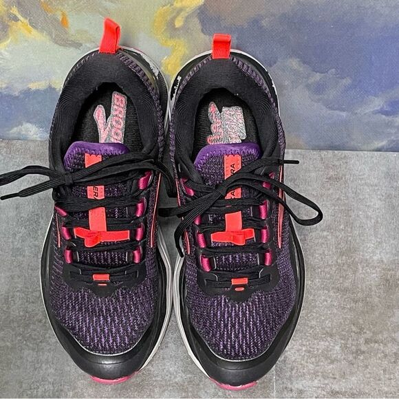 Brooks Caldera 5 Women's Black/Purple Trail Running Shoes Size 7.5B - Picture 6 of 16